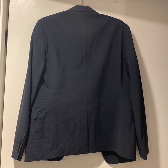NWT theory eclipse check blazer men’s sz38S - Picture 3 of 5